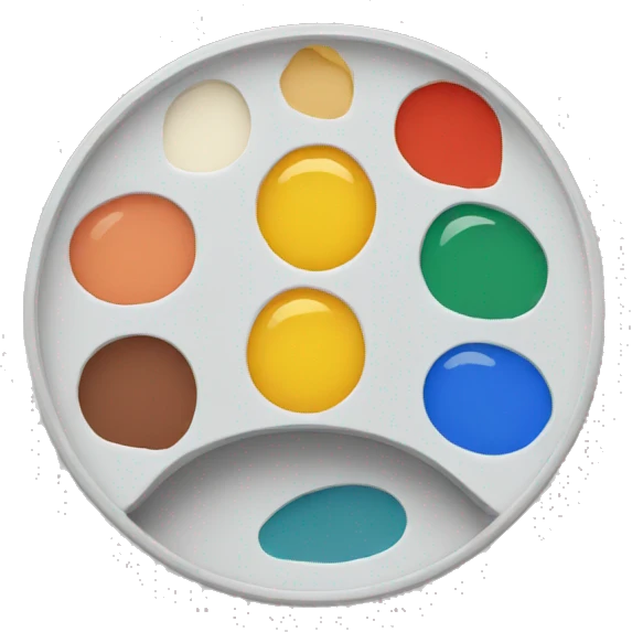 paint palette emoji