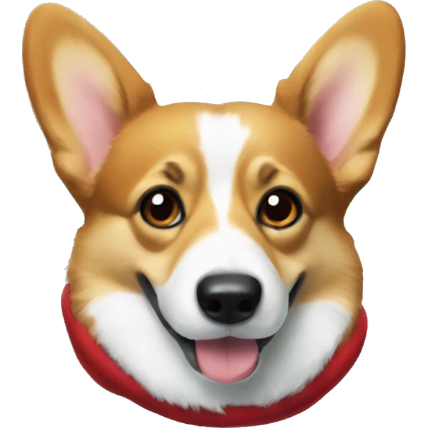 Corgi Christmas emoji