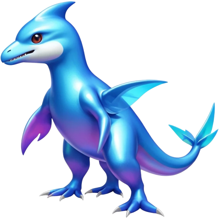 Shiny Koraidon-Latios-Salander-Fakémon-hybrid-creature (full body)  emoji