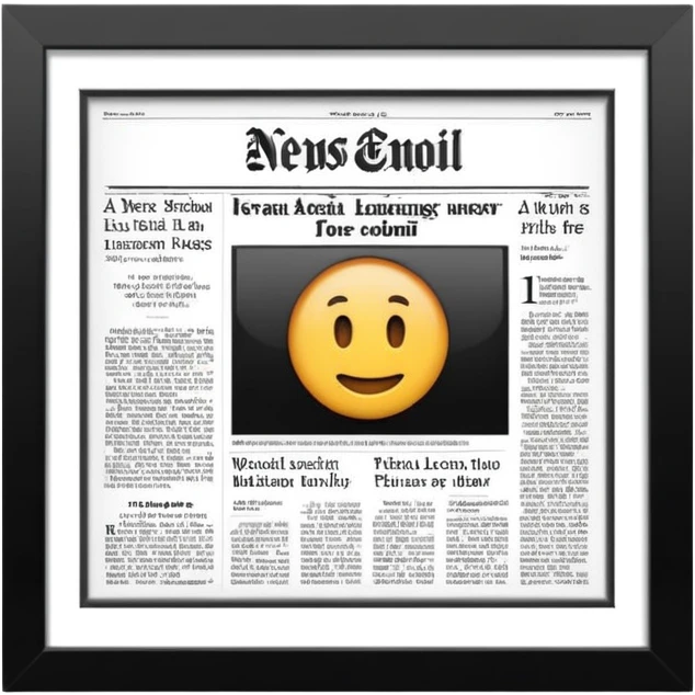News article of government  emoji