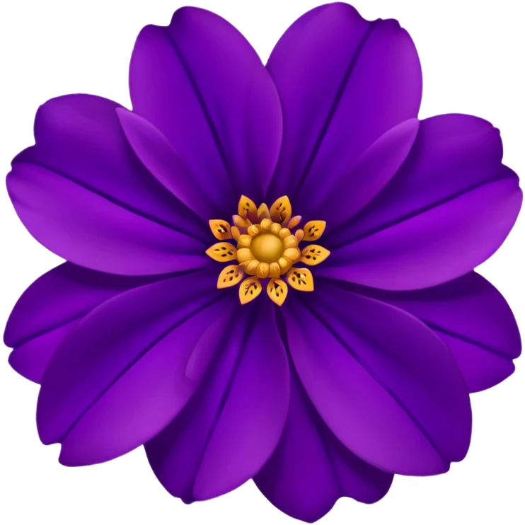 Violet flower emoji