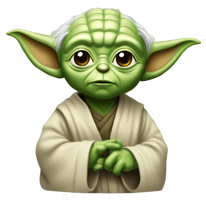 Yoda qui fait un doit doneure  emoji