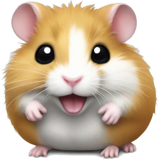 Hamster on Mitsubishi lancer black  emoji