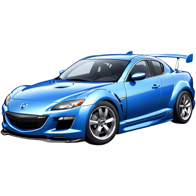 blue mazda rx8 emoji