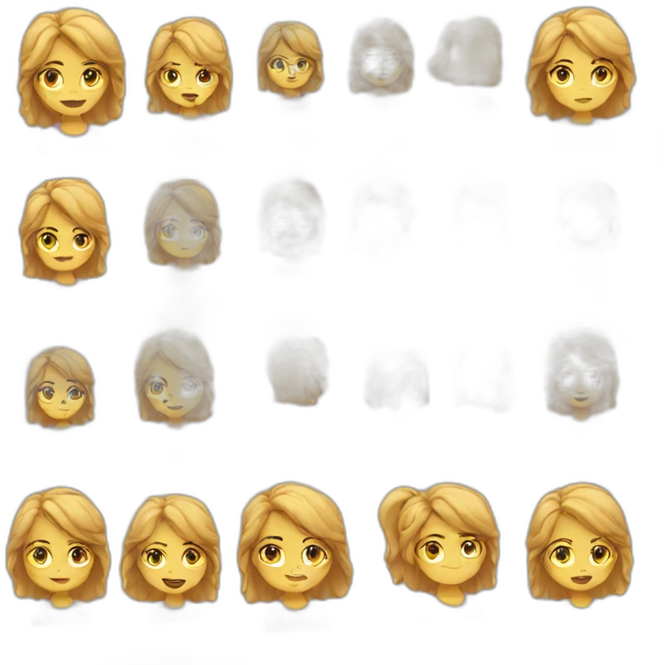 girl think emoji
