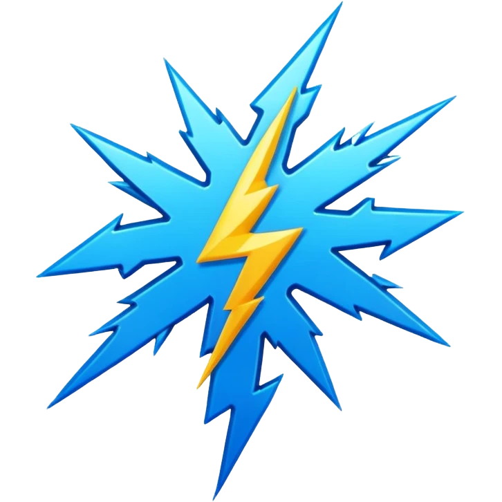 cyberpunk lightning emoji