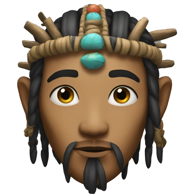 Shaman only faces emoji