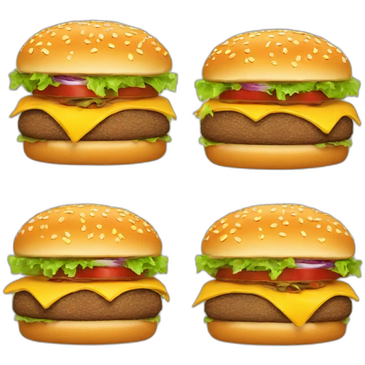 Hamburger wants to say something emoji
