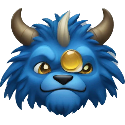 blue beast emoji