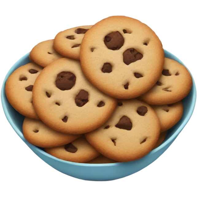 bowl of cookies emoji