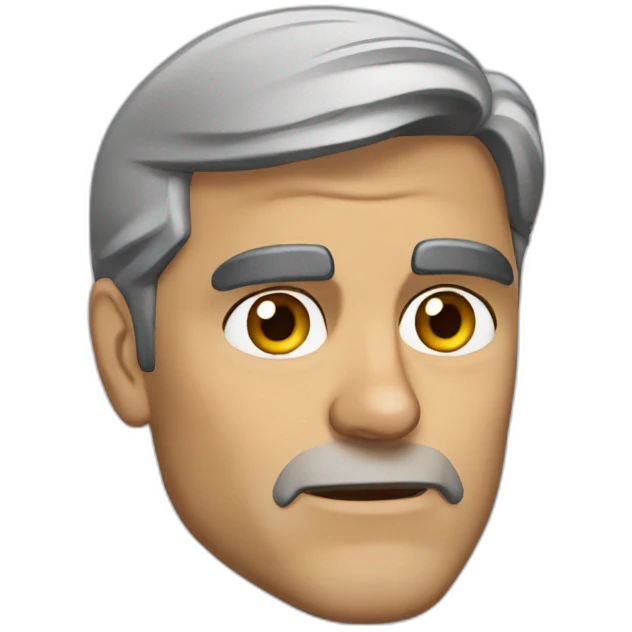 George Clooney sad emoji