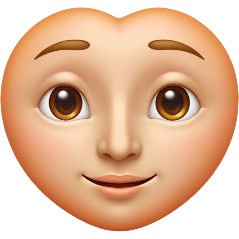 smooth glossy emoji of a human nose with soft peach skin tone, strong highlight on the tip and bridge, gentle gradient from top to bottom, realistic but clean emoji style, soft shadows inside the nostrils, minimal details, centered on a light pastel background

 emoji