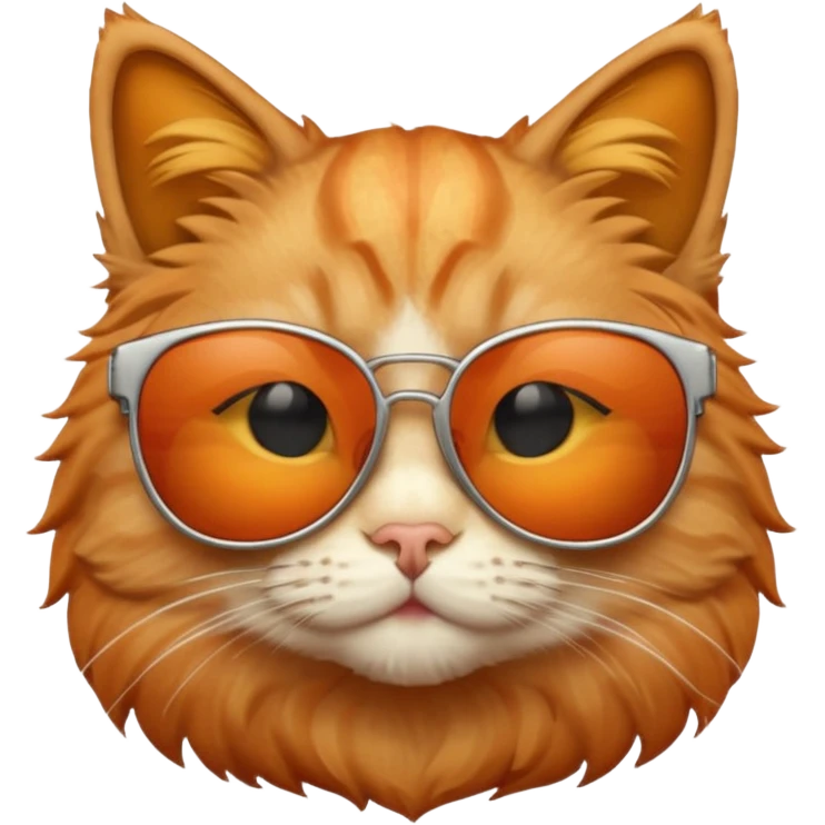 Cat wearing sunglasses emoji