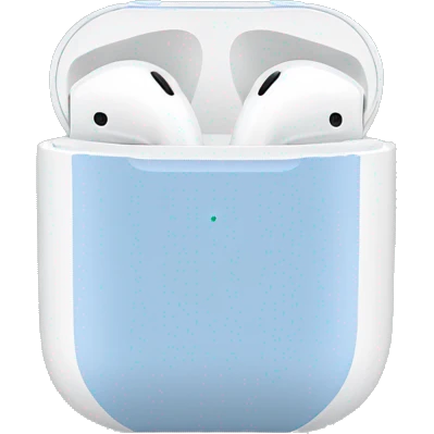 Blue grey airpods emoji