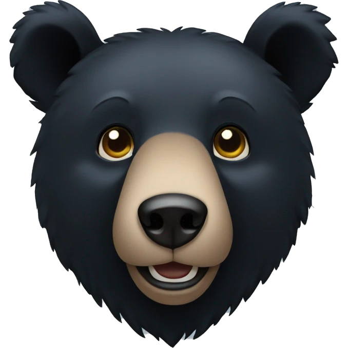 Black bear emoji