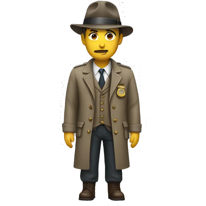 detective pensando  emoji