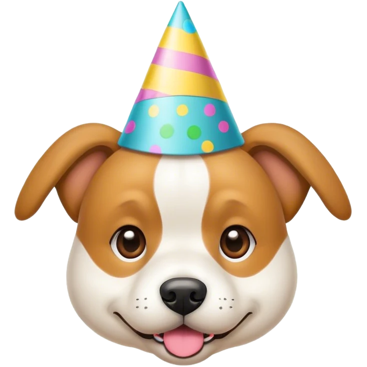 Birthday dog emoji