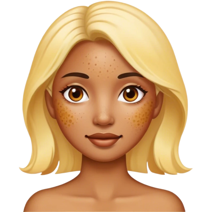 Lady with hyperpigmentation emoji