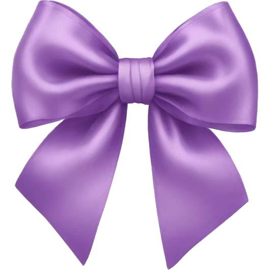 Satin bow emoji