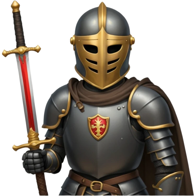 Headless Knight with Sword close up emoji
