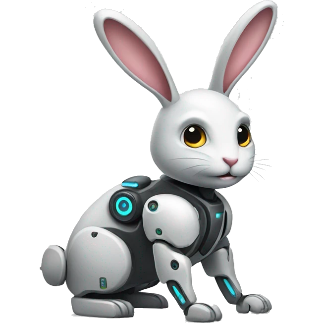 robot rabbit emoji