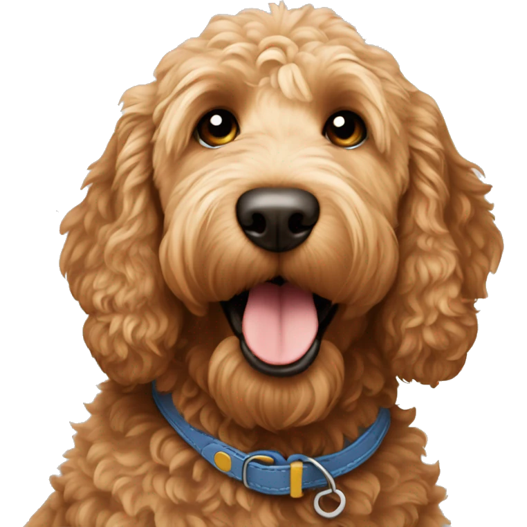 Goldendoodle red emoji