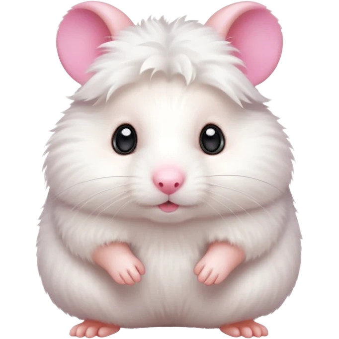 White hamster emoji emoji
