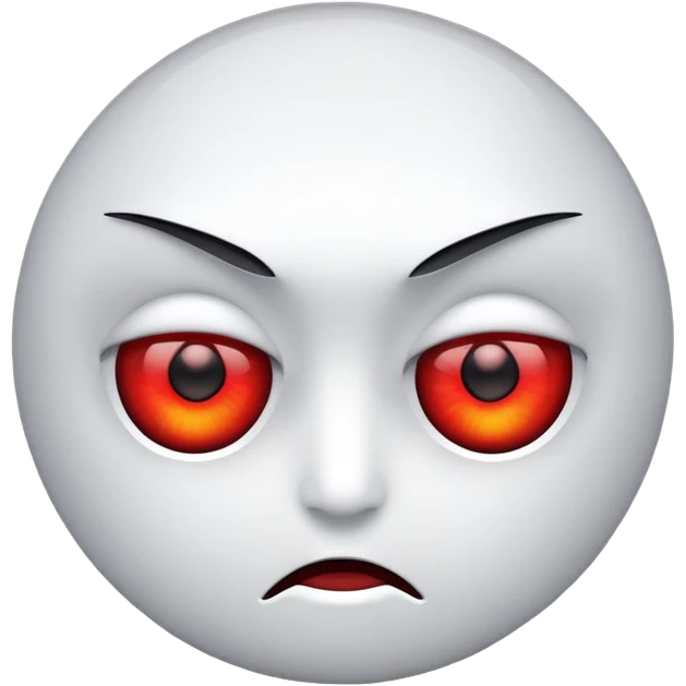 red eyes emoji