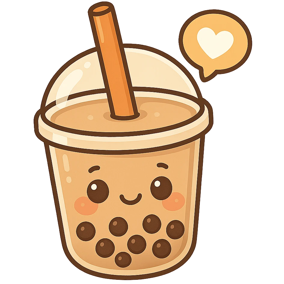 Bubble Tea Emote emoji