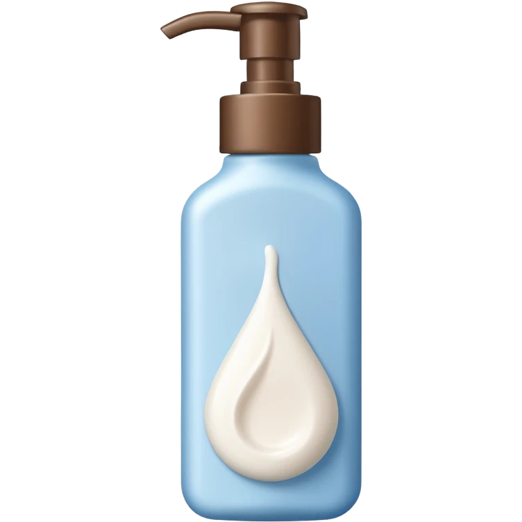 Lotion exiting a lotion bottle emoji