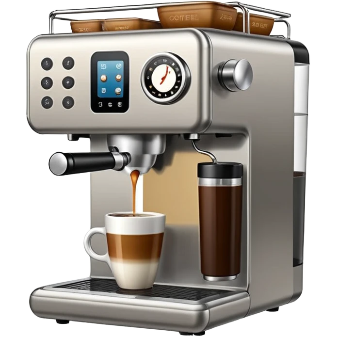 Coffe brewing machine emoji