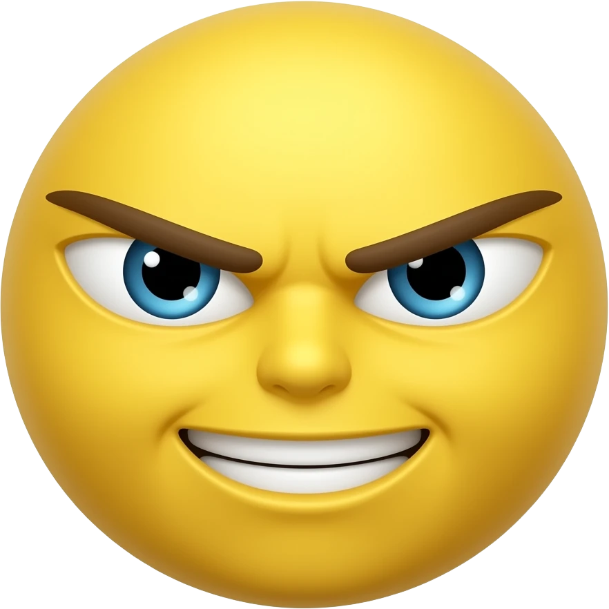 Yellow emoji sneaky emoji