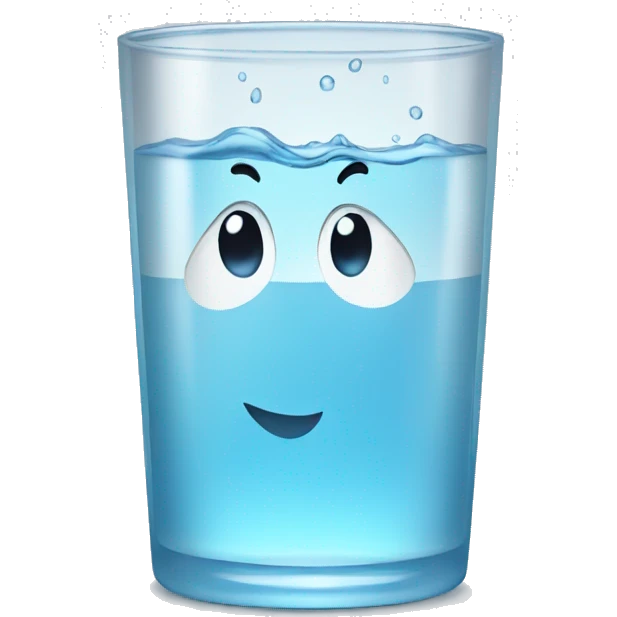 glass of water emoji