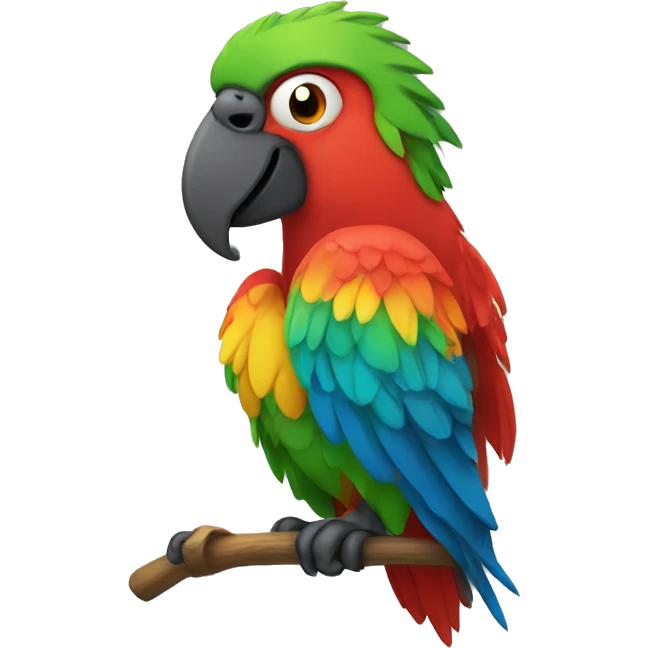 crying parrot emoji