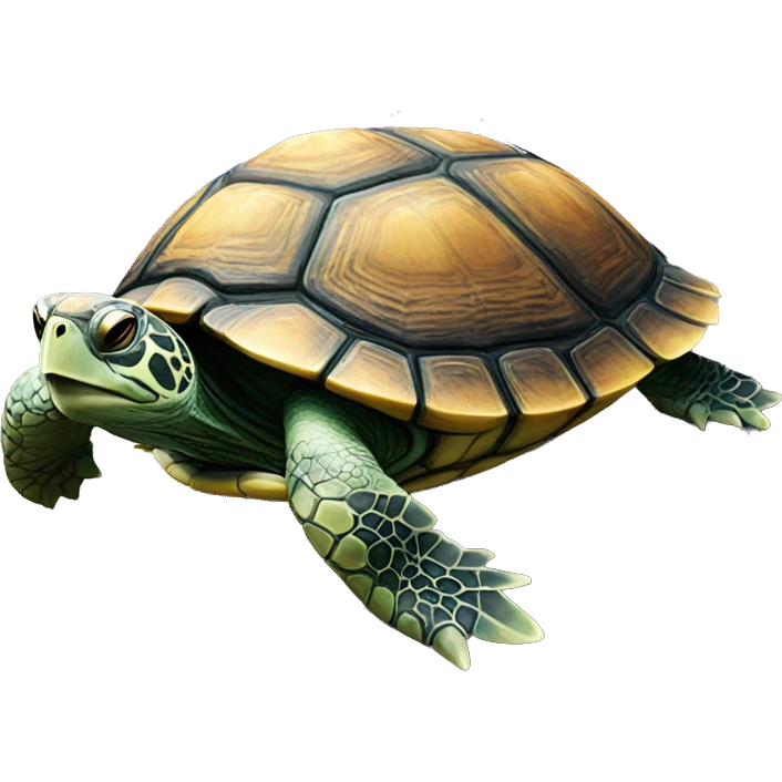 turtle on moon emoji