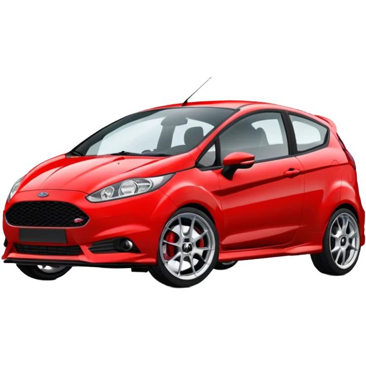 Ford fiesta mk6 st150 red emoji