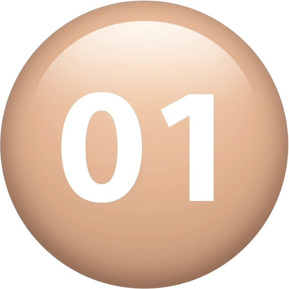 '01' 써있는 동그라미 배경색은 '#faafa8' emoji