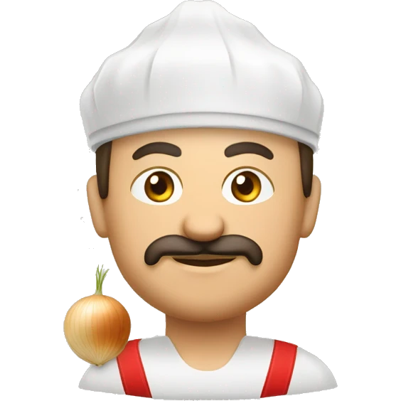 Serbian ćevapi with diced onion  emoji