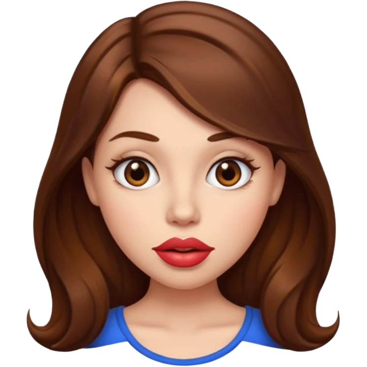 femlae with big lips more big  emoji