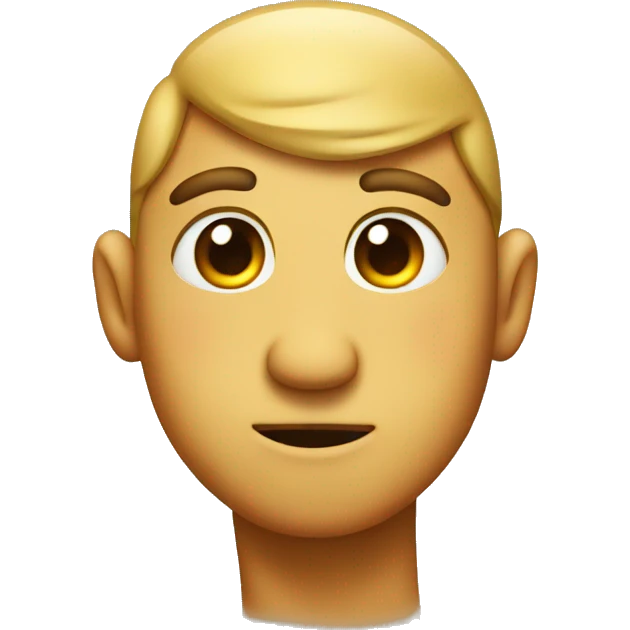 Shy Emoji with Bow on left top of his Head  emoji
