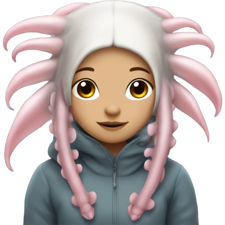 Axolotl girl emoji