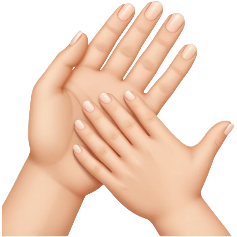 baby hand and mum hand emoji