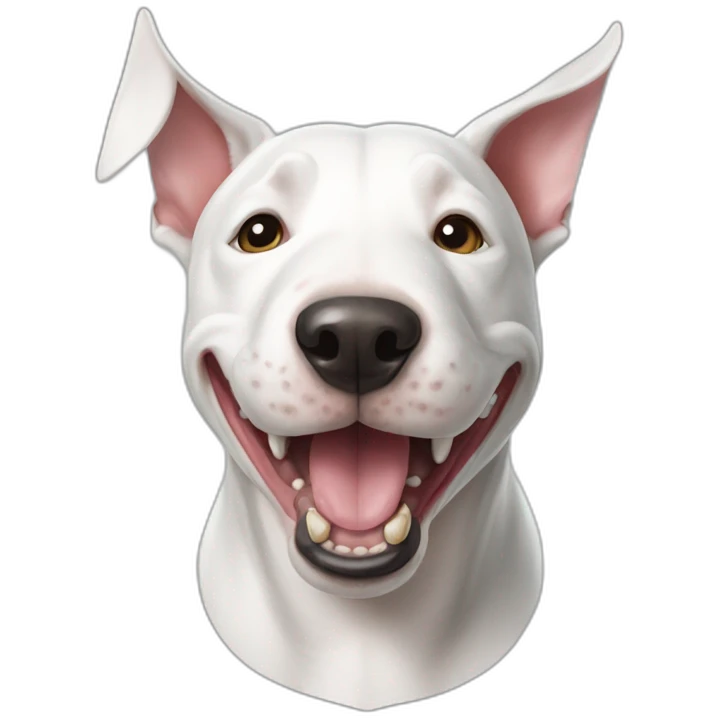 happy bull terrier emoji