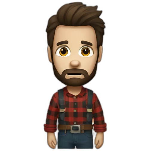 lumberjack from the alan wake universe emoji