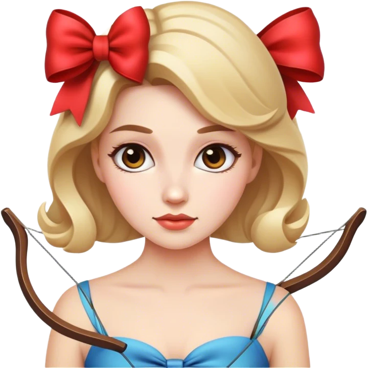 Woman with bow emoji