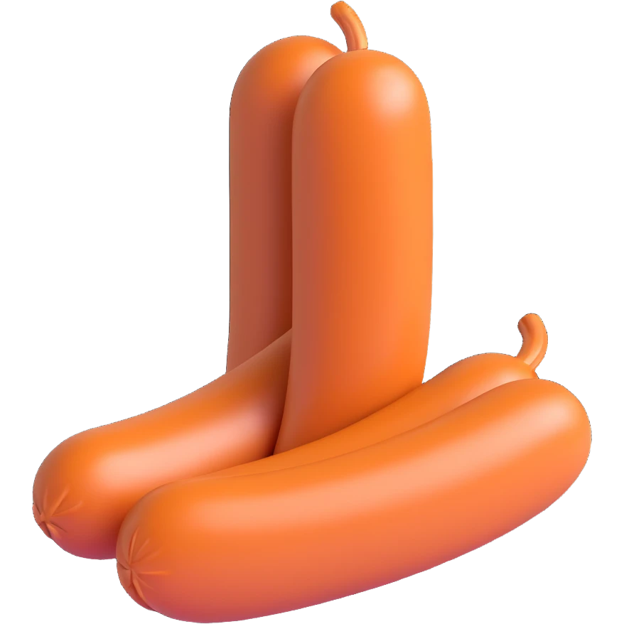 sausage emoji