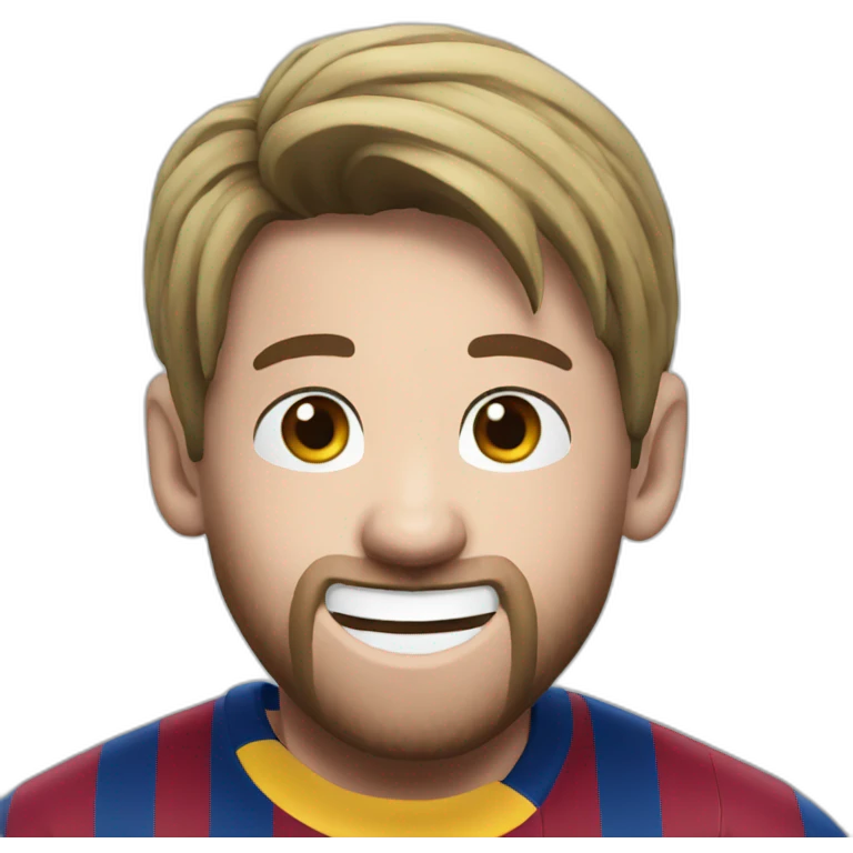 Messi happy  emoji