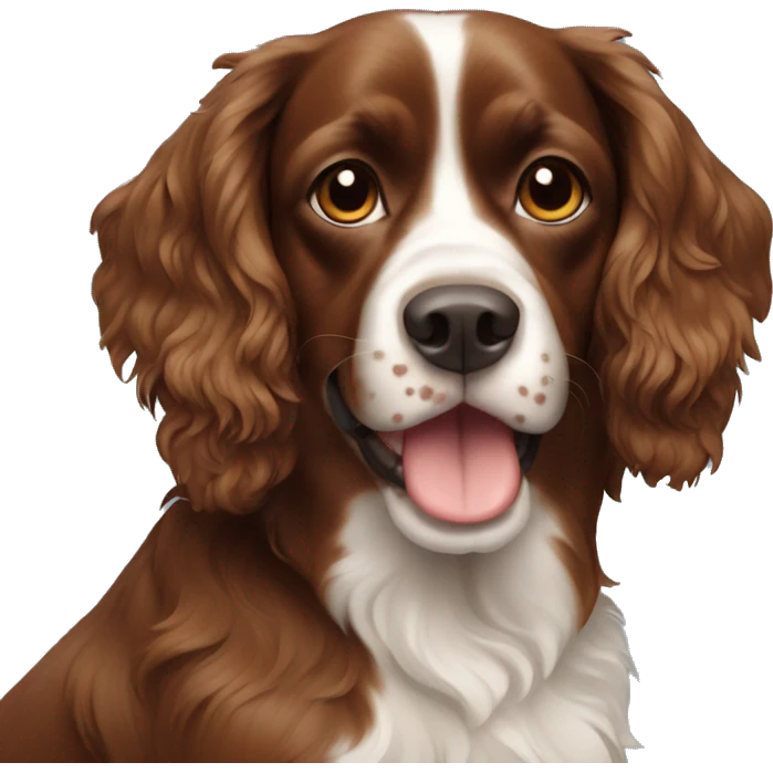 french britanny spaniel dog emoji