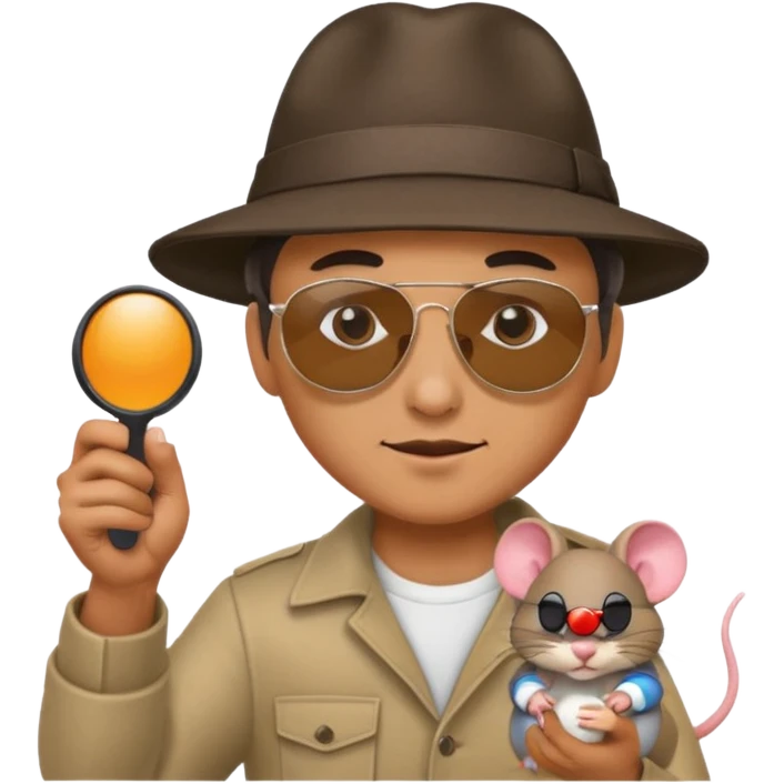 a guy shooting while holding his mouse emoji