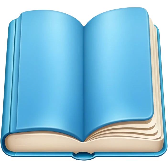 Light blue book emoji